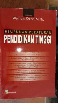 Image of Himpunan Peraturan Pendidikan Tinggi